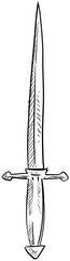 sword handdrawn illustration