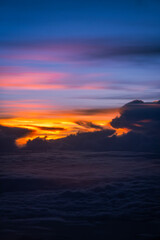 Obraz premium sunset at the sky