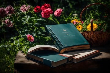 book and flower