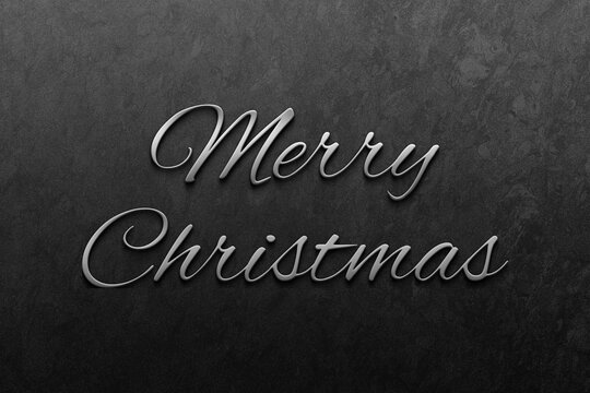 New Stylish Merry Christmas Beautiful Text Design illustration