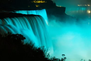 Foto op Plexiglas Turquoise Niagra Falls colorful falls images
