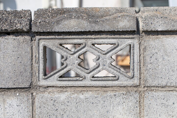 透かしブロック/ブロック塀