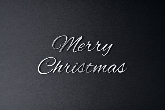 New Stylish Merry Christmas Beautiful Text Design illustration