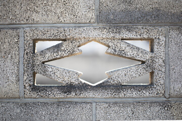 透かしブロック/ブロック塀