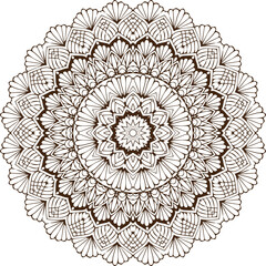 vector lineal mandala background