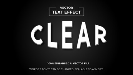 3d text effect background. Editable text style effect. vector editable font for graphic tee, banner, poster, post, social media or logo. vector illustration