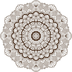 vector lineal mandala background