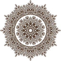 vector lineal mandala background