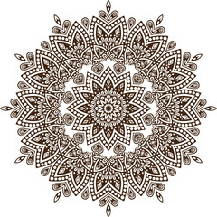vector lineal mandala background