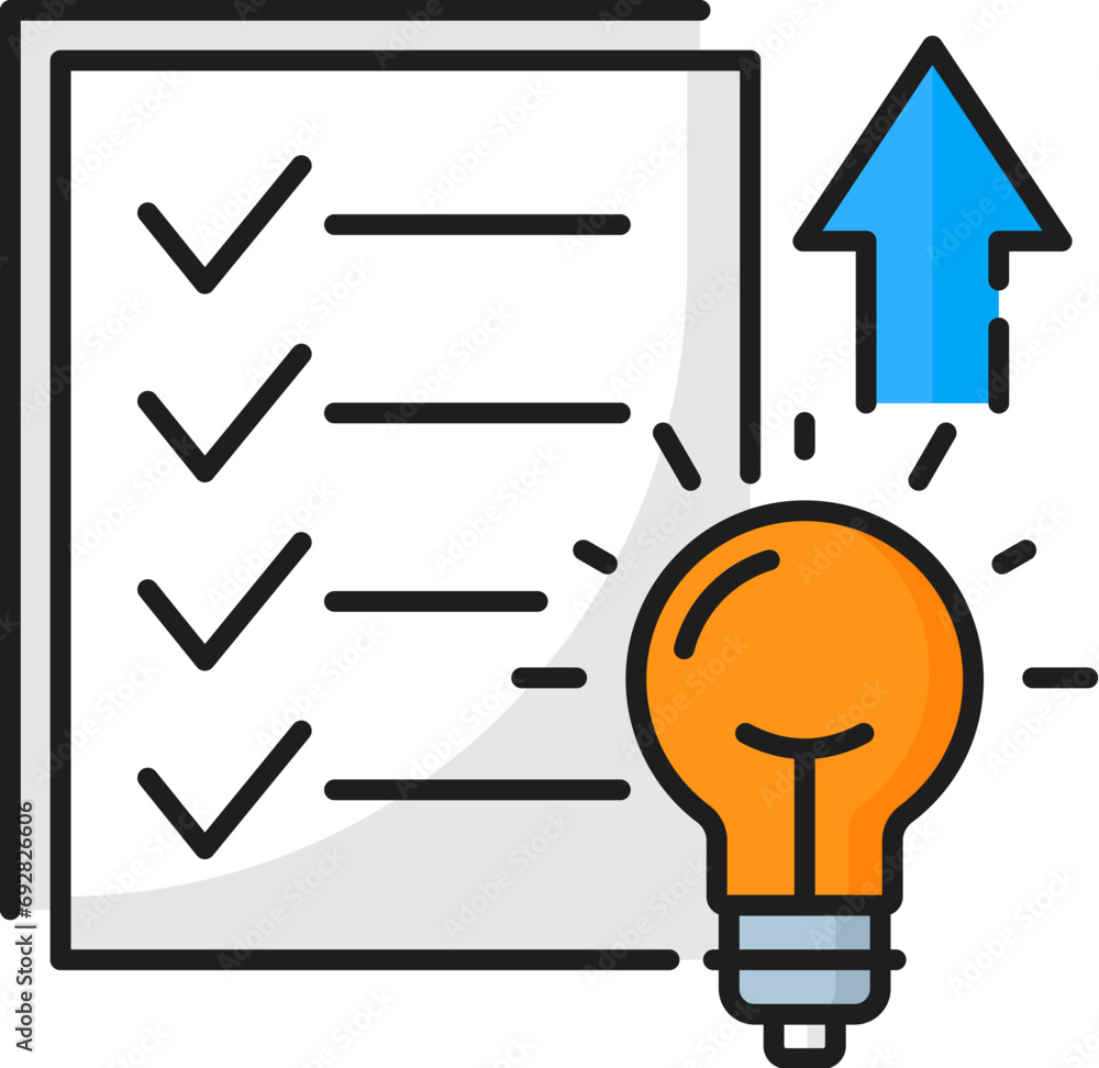 Poster recommendations. web audit icon. web data report, seo performance audit or online company content an