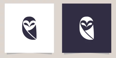 Rolgordijnen owl logo design vector © Sejivva_STD