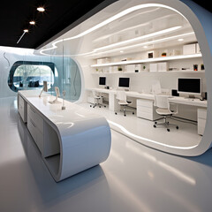 Future Office Sleek High-Tech Designs