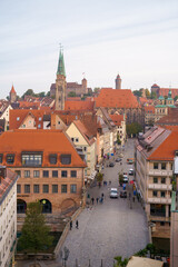 Naklejka na ściany i meble The top of Nuremberg City