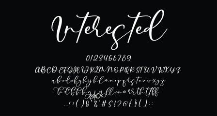  Interested beauty script handwritten font Best Alphabet Alphabet Brush Script Logotype Font lettering handwritten