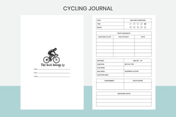 Cycling Journal Kdp Interior