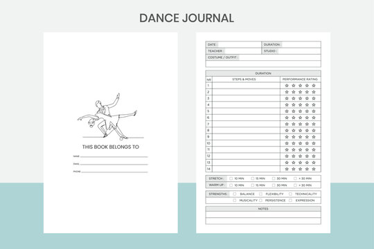 Dance Journal Kdp Interior