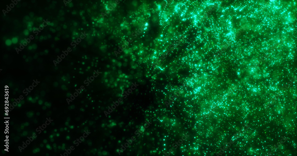 Poster abstract background with circles and lines. different shades and thickness, blure and bokeh. 3d rend