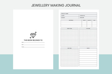 Jewellery Making Journal Kdp Interior