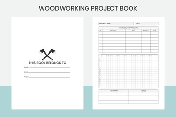 Woodworking Project Book kdp Interior