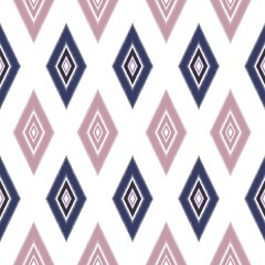 Ethnic abstract ikat art. Seamless pattern in tribal, folk embroidery, and Mexican style TRADITIONAL INDIAN .