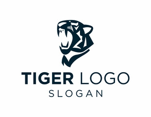 Tiger Logo Design - obrazy, fototapety, plakaty