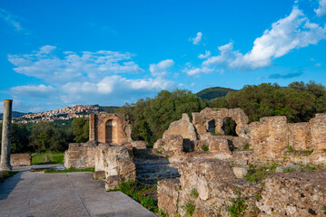 Fototapeta na wymiar Ruins of Hadrian Villa - Italy