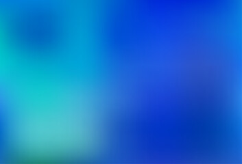 Light BLUE vector blurred bright template.