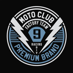 motor club brand logo vector print fill 