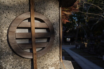 三井寺の灯籠