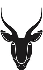 antelope head silhouette