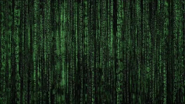 futuristic data digital matrix code stream texture pattern