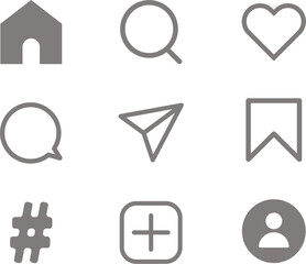 SNSアイコン_シンプル