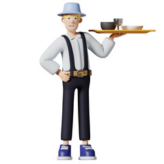 Waiters bring food Human Hobby Activity