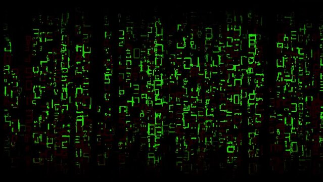 futuristic data digital matrix code stream texture pattern