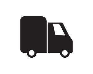 Car van transport icon vector symbol design illustration isolated