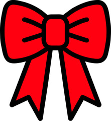 Simple ribbon bow Decorative bow