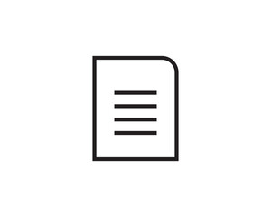 Document agreement icon vector symbol design illustration