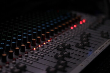 Audio Mixing Console 