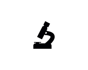 Microscope icon vector symbol design illustration