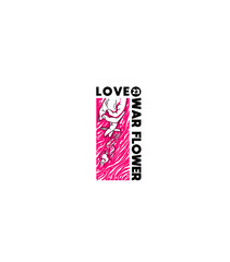 Love Flower Graphic Tees Design 