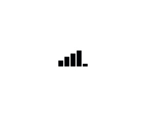 Fototapeta premium Volume music icon vector symbol design illustration