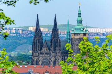 St. Vitus cathedral in Prague Castle, Czech Republic