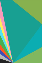 abstract background with rainbow