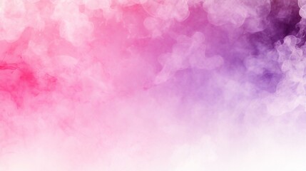 Fototapeta premium Whimsical Pink and Purple Clouds Floating Gently in a Soft, Dreamy Abstract Sky