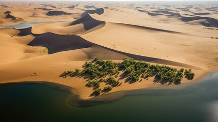 desert sand dune oases illustration oasis nature, landscape adventure, exploration beauty desert sand dune oases