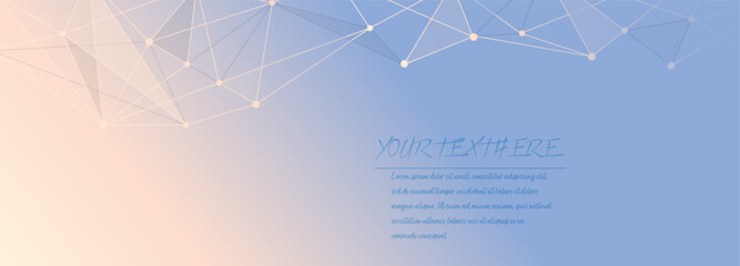 Unusual abstract design for premium design of modern covers, banners, posters and implementation of creative ideas. Vector layout template for elite creativity © Pavel