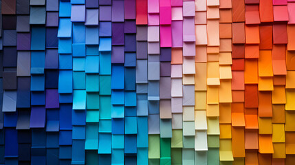 Bright samples of color palette