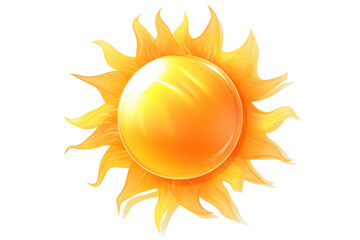 sun on transparent background