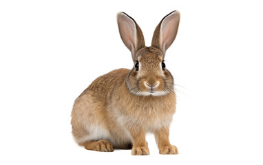 Rabbit on Transparent Background.