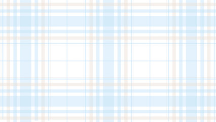 Blue beige and white plaid background